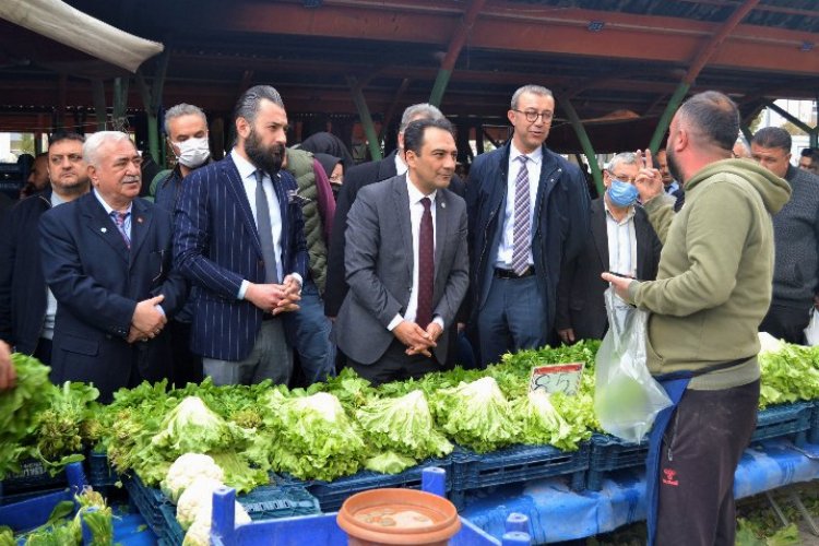 İYİ Parti Kayseri’den esnaf turu